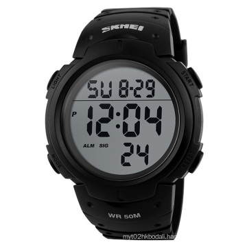 custom logo wholesale wristwatch china wholesale cheap digital waterproof plastic hand watch for man skmei 1068